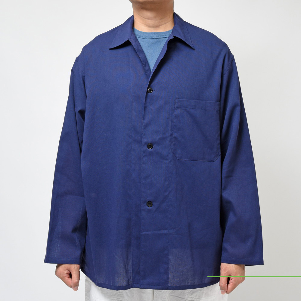 COMOLI（コモリ）<br> 23SS 空紡オックス シャツジャケット、空紡オックス ドローストリングパンツ、カナパ スキッパー半袖シャツ
