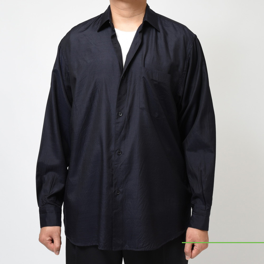 COMOLI（コモリ）<br>23SS サマーウール天竺 Tシャツ 、ウールシルク 半袖オープンカラーシャツ 、ウールシルク コモリシャツ