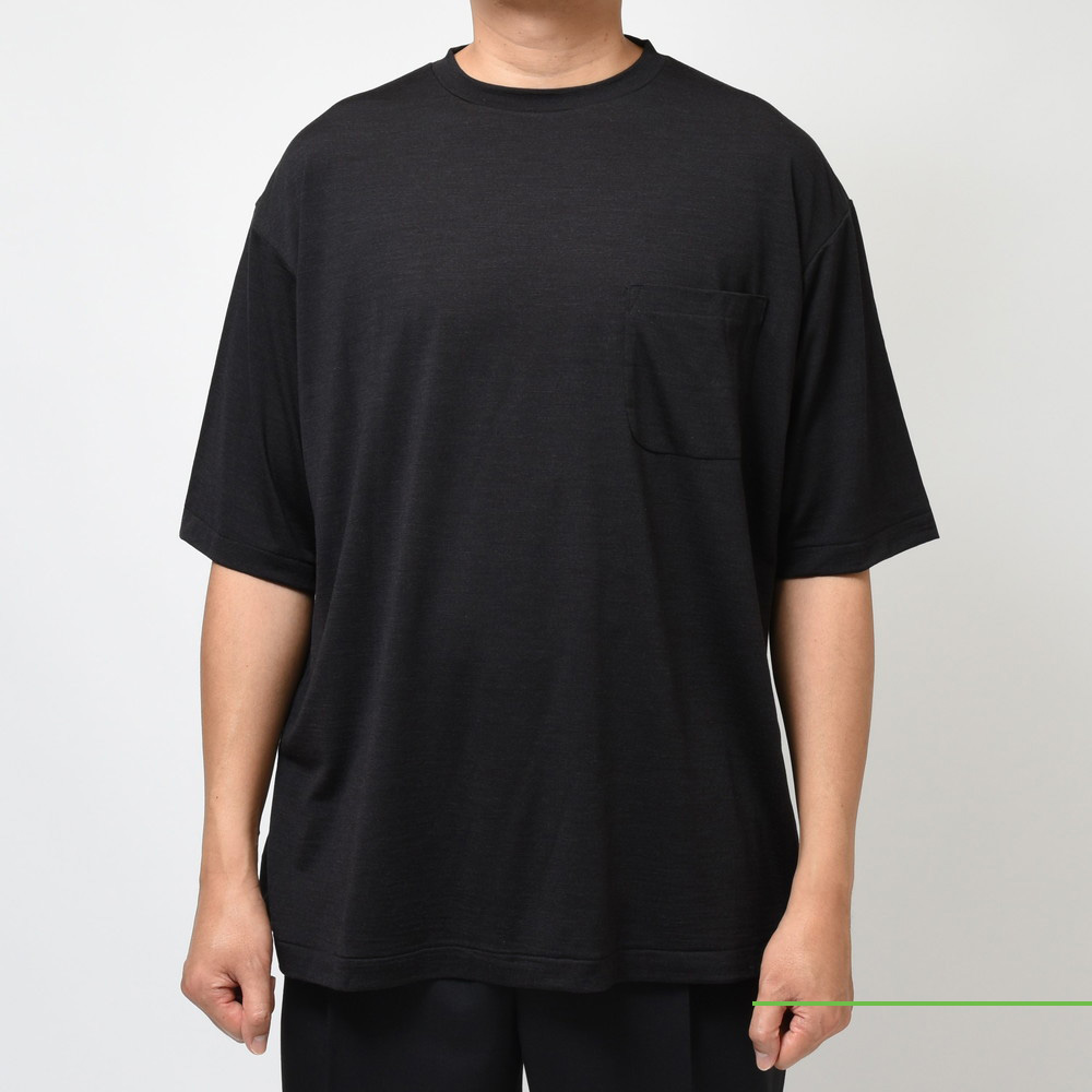 COMOLI（コモリ）23SS サマーウール天竺 Tシャツ 、ウールシルク 半袖 ...