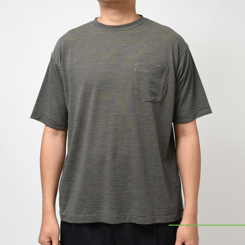 COMOLI（コモリ）23SS サマーウール天竺 Tシャツ 、ウールシルク 半袖 