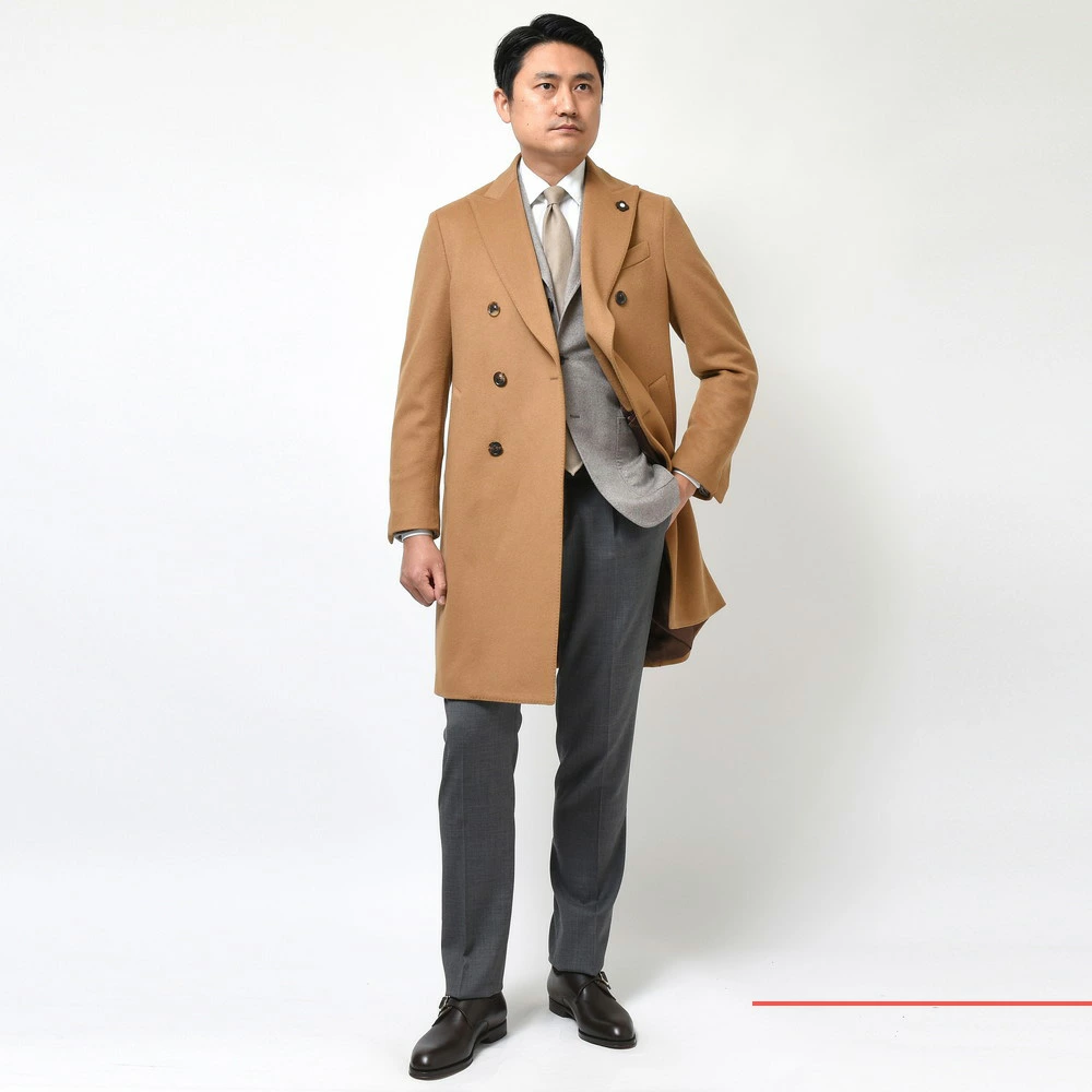 ラルディーニ/LARDINI/ カシミア混チェスターコート 数量限定発売