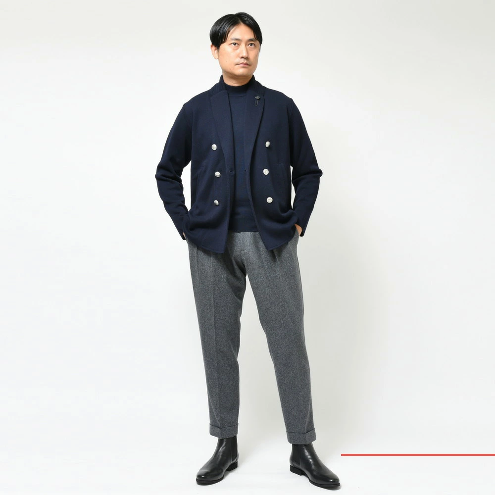 アウトレット情報 LARDINI ラルディーニ ニットジャケット XSサイズ