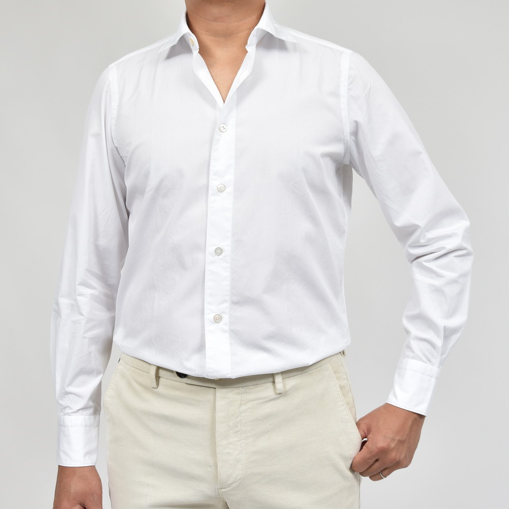 イタリアンシャツといえば！<BR>Finamore(フィナモレ)シャツ2型