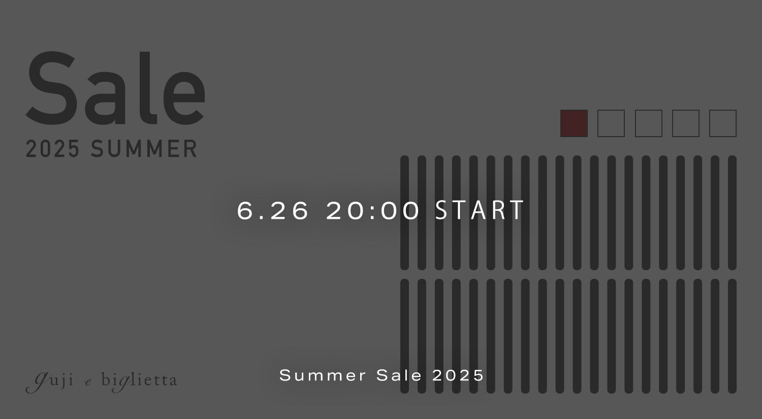 SUMMER SALEのお知らせです！