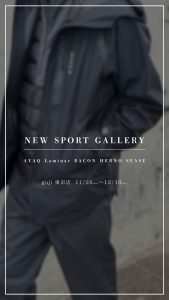 NEW SPORT GALLERY！<BR>AYAQ（アヤック）モアバリエーション