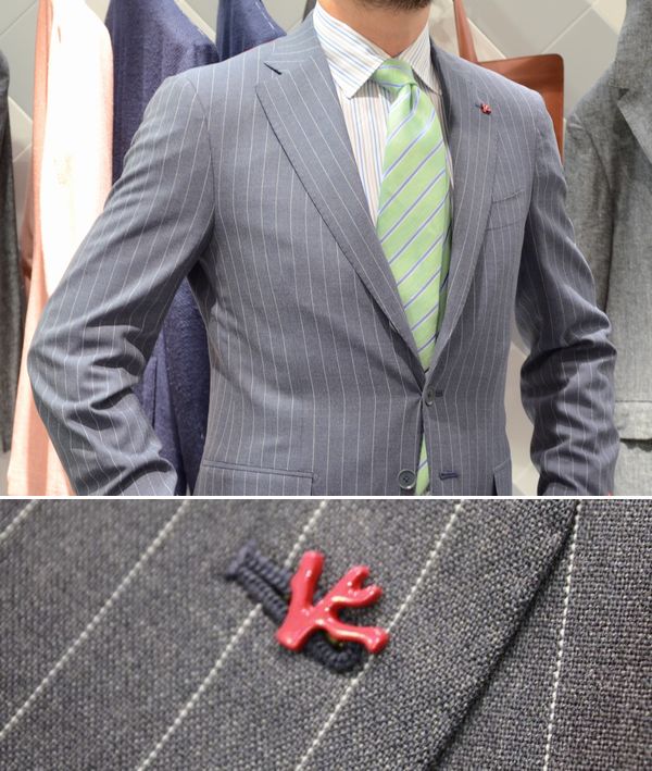 ISAIA イザイア GREGORY Super140s ストライプ スーツ - n3quimica.com.br