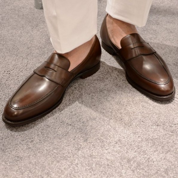 シュッとして！good。<BR>CROCKETT&JONES（クロケット＆ジョーンズ）<BR>コインローファー CRAWFORD（クロフォード）