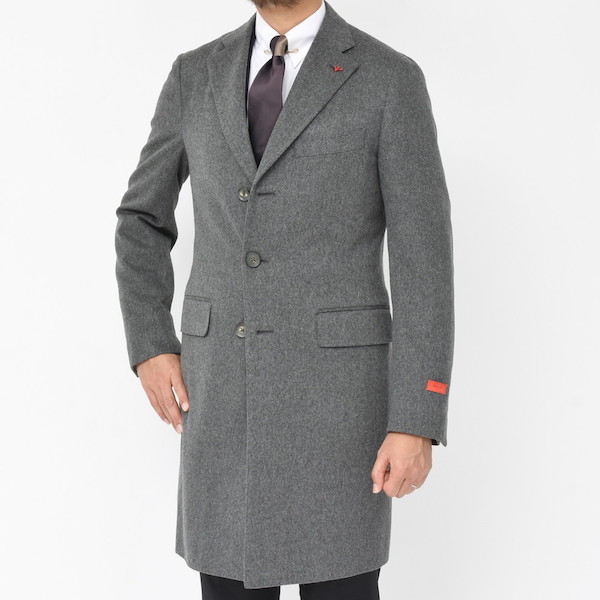 スペシャル Isaia チェスターコート カシミア&ウール EU46 markart.co.ba